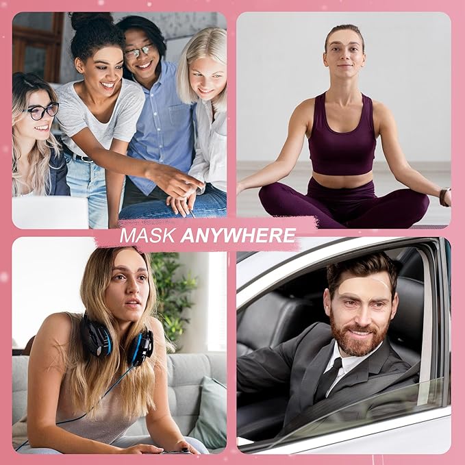 Reusable Wrinkle Patches - Silicone Fusion Treatment Forehead Patches for Brow Lift, Wrinkle Smoothers, Reduce Frown Lines & Face Lift - 3 Pack (Forehead)