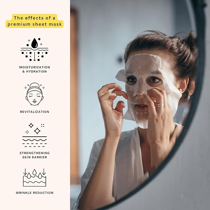 10 Bundle and Tea Tree Korean Face Sheet Mask- Soothing, Hydrating, Calming Skin Care for All Skin Types (15Pack)