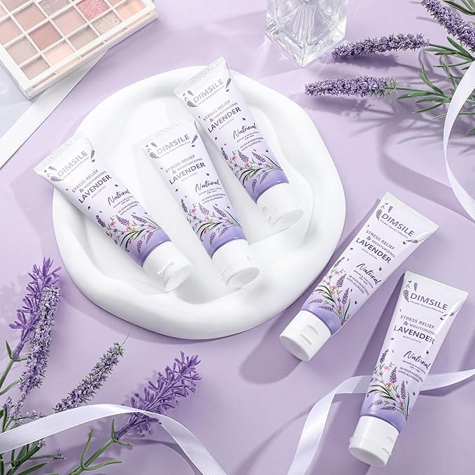 50 Pack Lavender Travel Size Body Lotion 1 Oz Dry Skin Moisturizer with Flip Cap for Extra Dry Skin, for Inns and Hotels, Airlines, Offices, Gyms and More