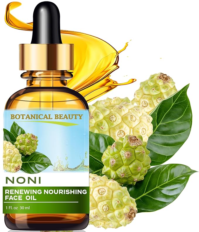 Botanical Beauty NONI RENEWING NOURISHING FACE OIL 100% Natural. 1 Fl oz 30 ml Grape Seed, Avocado, Macadamia, Jojoba, Tamanu, Noni Oils. Anti-aging, Hydrating, Moisturizing, Nourishing, Rejuvenating