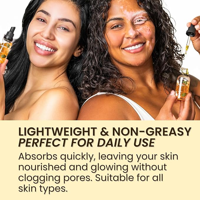 Omega Glow Face Oil – Dark Spot Corrector, Anti-Aging Oil with Omega Fatty Acids & Antioxidants, Enhances Skin Tone & Nourishes Skin Barrier for Radiant, Glowing Skin