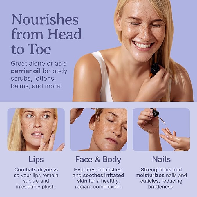 Borage Seed Oil with High GLA – 1gallon, for Supple, Hydrated Skin, Nourishing, Non-Greasy, Revitalizing – Bella Terra Oils