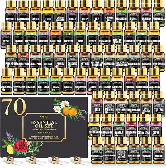 Essential Oil Gift Set, for Diffuser, Humidifiers, Fragrance Oil Scent for DIY Candle and Soap Making