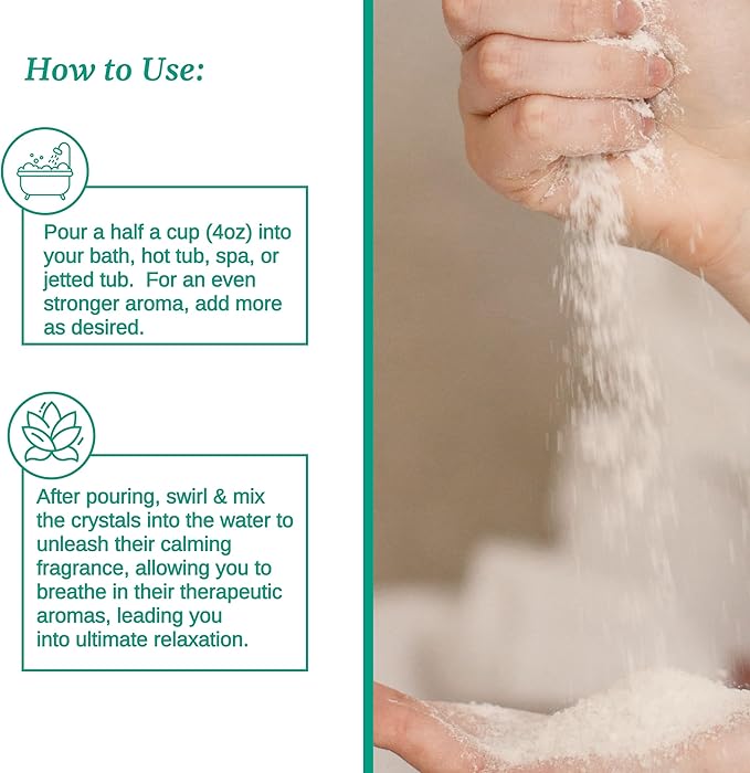 Relax Spa & Bath, Epsom & Dead Sea Salts, Aromatherapy Bath Salts for Hot Tub, Bath, or Spa, Infused with Magnesium, 32 oz Each, 4-Pack