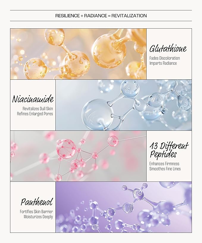 LAPCOS Glutathione Radiance Rescue Mask - Korean Skin Care Mask w/Glutathione, Niacinamide & Peptides - Hydrating Face Masks Spa Gifts for Women - Revitalizing & Firming Face Mask (5 Count, 0.91 oz)