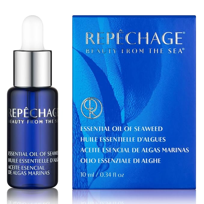 Repechage Essential Oil of Seaweed - Beauty Oil with Seaweed and Pure Vitamin E Oil For Face and Skin, Hydrating and Moisturizing Nail Cuticle Oil, Won’t Clog Pores 0.34 fl oz.