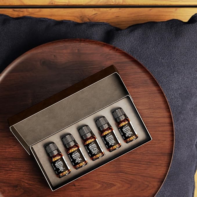 AirScent Hotel Diffuser Oil Gift Set - Inspired by The Most Popular 5-Star Hotel Scents - 10 mL, 0.34 fl oz Fragrance Oil Set - My Way, Westin, Wynn Las Vegas, Aria, Marriott Beach Villas