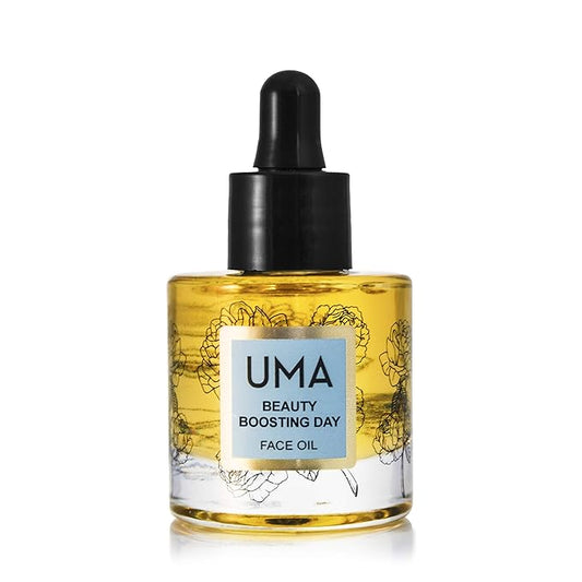 UMA Beauty Boosting Day Face Oil helps in hydrating skin | Ayurvedic moisturizing face oil for sensitive to normal skin types I 100% Organic, Vegan, Paraben-free, & non-toxic (1 fl oz | 30 ml)