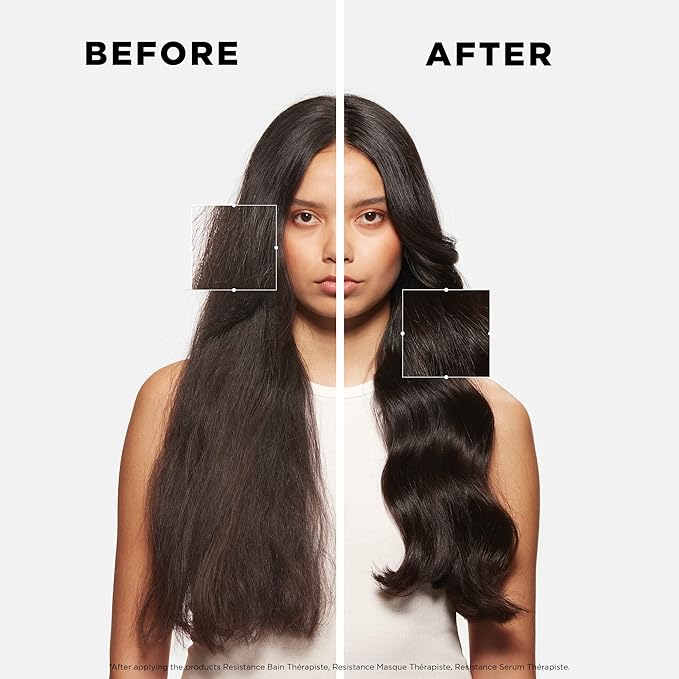 KÉRASTASE Resistance Therapiste Hair Mask, Repairing Cream for Weak, Over-Processed and Damaged Hair, Strengthens and Deeply Nourishes, Protects Against Breakage for Weak Hair, 6.8 Fl Oz