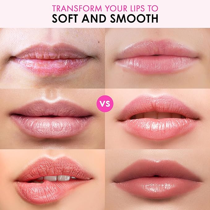 Lip Sleeping Mask and Scrub Exfoliator, Moisturizer, Hydrator for Dry, Cracked Lips