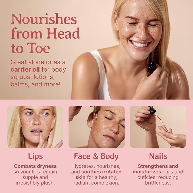 Bella Terra Oils - Prickly Pear Seed Oil 8 oz - Dive into the Richness of Cactus Oil, Bursting with Antioxidants & Minerals, Elevate Your Skin’s Vitality