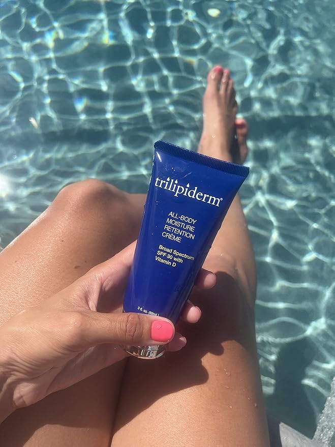 Trilipiderm 3oz TSA Travel Size 6-Pack All-Body Moisturizer with SPF 30 for Body, Face, Hands, & Feet