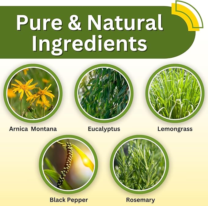 Relief Arnica Massage Oil – Great for Sports & Athletic Therapeutic Massage – All Natural - Arnica Montana for Sore Muscle Relief. Contains Sweet Almond, Jojoba, Grapeseed & Essential Oils 8oz