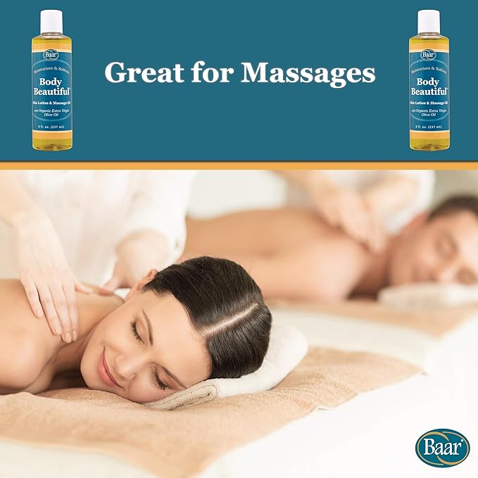 Body Beautiful Massage Oil 8 Oz