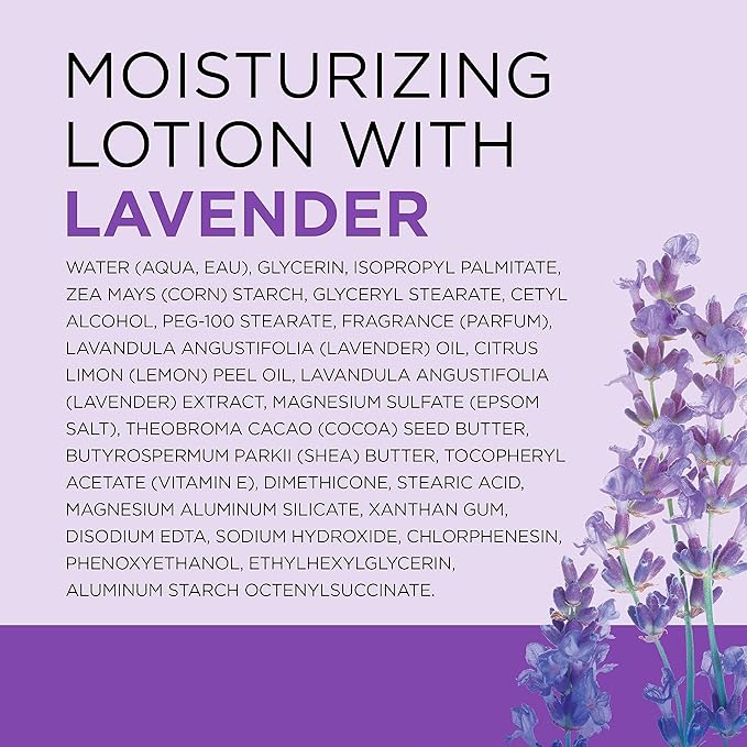 Dr Teal's Body Lotion, Lavender Essential Oil, 18 fl oz (Pack of 3)
