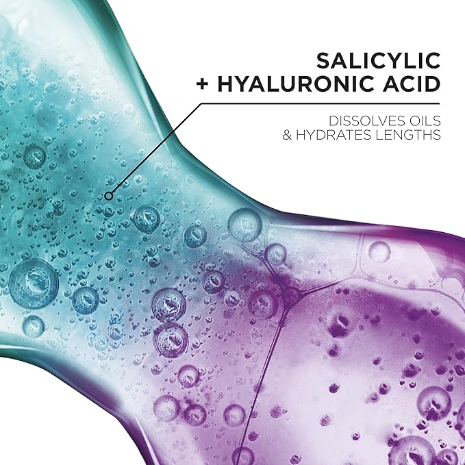 L'Oreal Paris Elvive Hyaluron + Pure Oil Erasing Scalp Serum with Salicylic Acid For Oily Hair, 3.45 Fl Oz