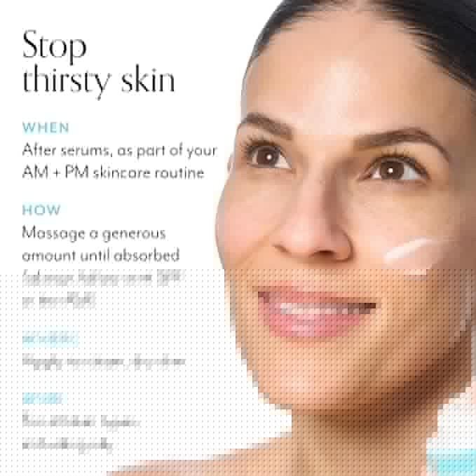 Bliss Drench & Quench Hyaluronic Acid Moisturizer | Cream to Water Face Cream| Deep Hydration, Plumps Skin | Clean Vegan & Cruelty Free 1.7 fl oz