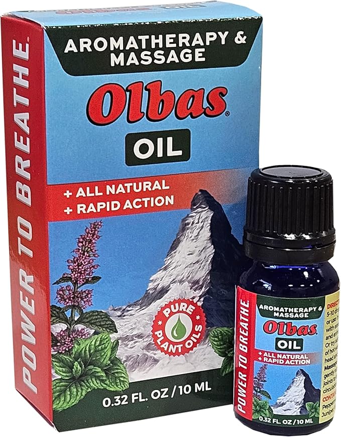 Olbas Oil Aromatherapy Inhalant and Aromatic Massage Oil (.32oz)
