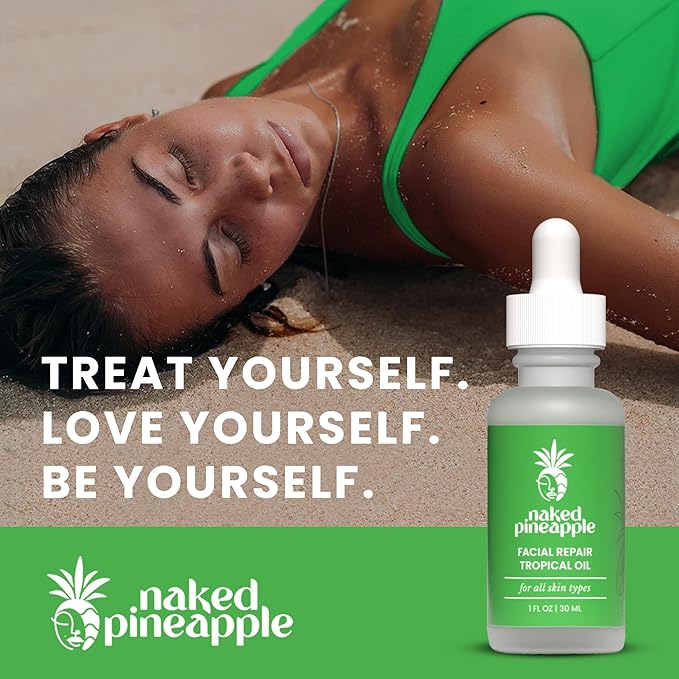 Tropical Oil - Hydrating Facial with Fruit Extract - Moisturizer, Barrier Protection & Elasticity for Face, Neck, Hair & Body - 1oz