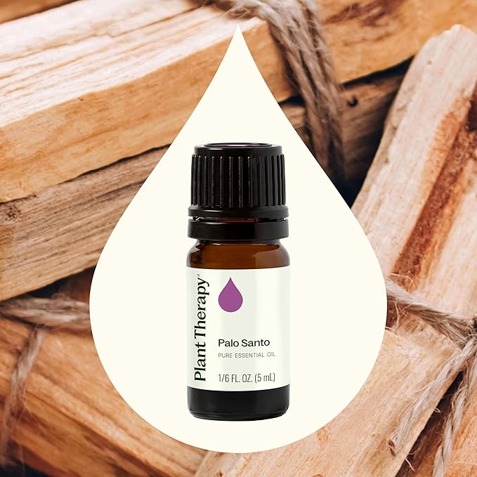 Plant Therapy Palo Santo Essential Oil 100% Pure, Undiluted, Natural Aromatherapy, Therapeutic Grade 5 mL (1/6 oz)