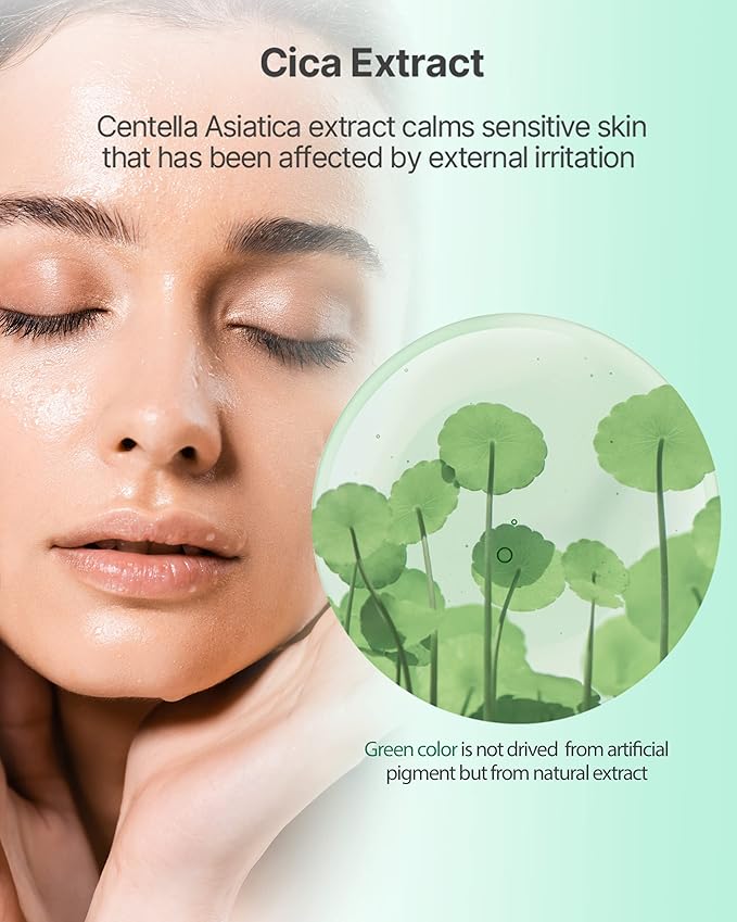 [K Beauty Snp] CICA Panthenol Moisturizing Cream | Overnight Face Cream | Soothing, Moisturizing, and Hydrating Facial Mask with Hyaluronic Acid | Korean Skin Care Overnight Moisturizer | 3.38 Fl Oz