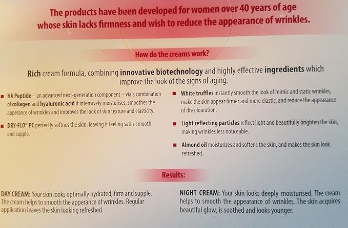 Skin Superstars Perfect Beautiful Mature Skin 40+ Firming Day/ Smoothing Night Cream