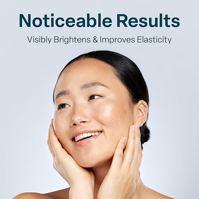 QRxLabs Snail Mucin Serum – Hydrates, Plumps & Brightens – With Collagen for Firm, Radiant Skin – Gently Exfoliates for a Smooth Glow – 2 oz