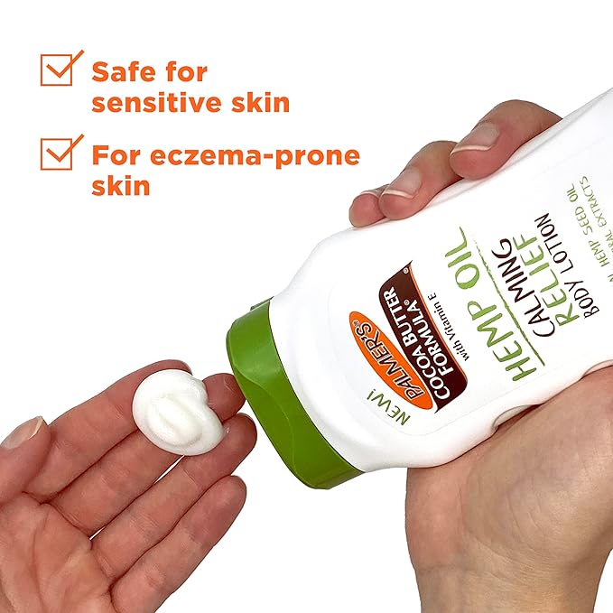 Palmer's Cocoa Butter Formula Hemp Oil Calming Relief Body Lotion, 8 Ounces