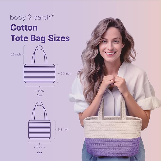 Spa Gift Baskets for Women - Body & Earth 11pcs Lavender Gift Sets with Bubble Bath, Shower Gel, Body Lotion, Birthday Gifts for Women, Spa Kit for Mom Gifts, Purple Gifts