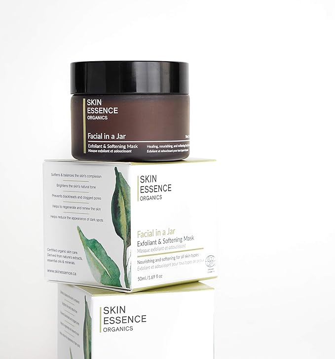 Skin Essence Organics Facial in a Jar - Exfoliant & Softening Mask - 50ml