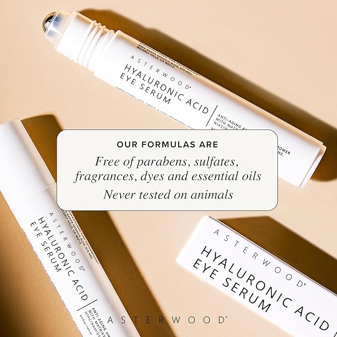 Asterwood Vitamin C Serum 8 oz + Hyaluronic Acid Eye Serum