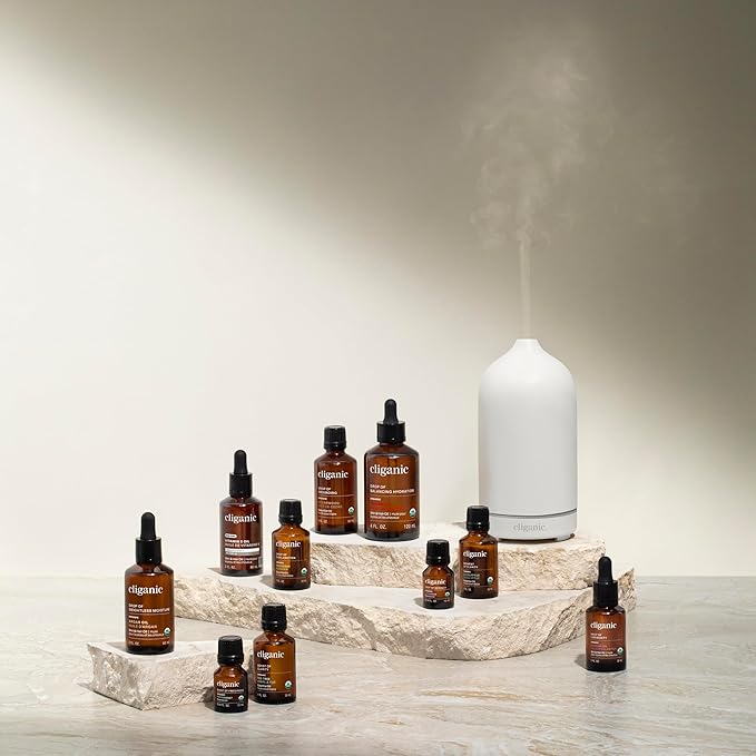 Cliganic USDA Organic Lavender Essential Oil - 100% Pure Natural Undiluted, for Aromatherapy Diffuser | Non-GMO Verified (Packaging May Vary)