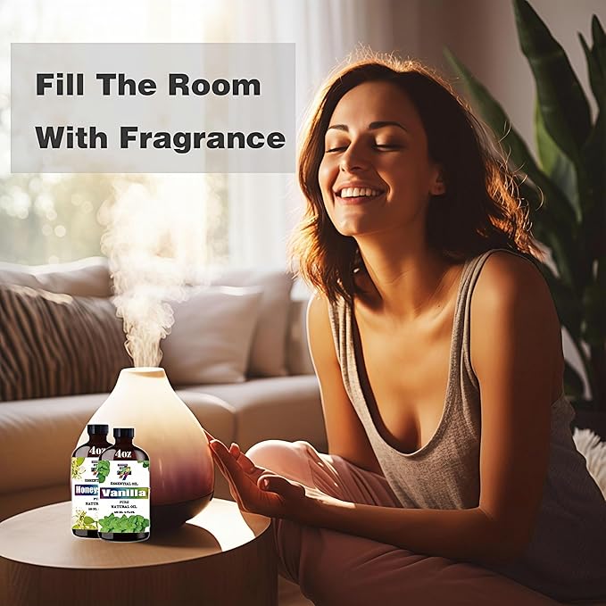 Rose Essential Oil (4 oz/120 ml) - Rose Oils Used in diffusers, humidifiers, Home Baths, Cleaning Products, Yoga, DIY Soaps and DIY Scented Candles