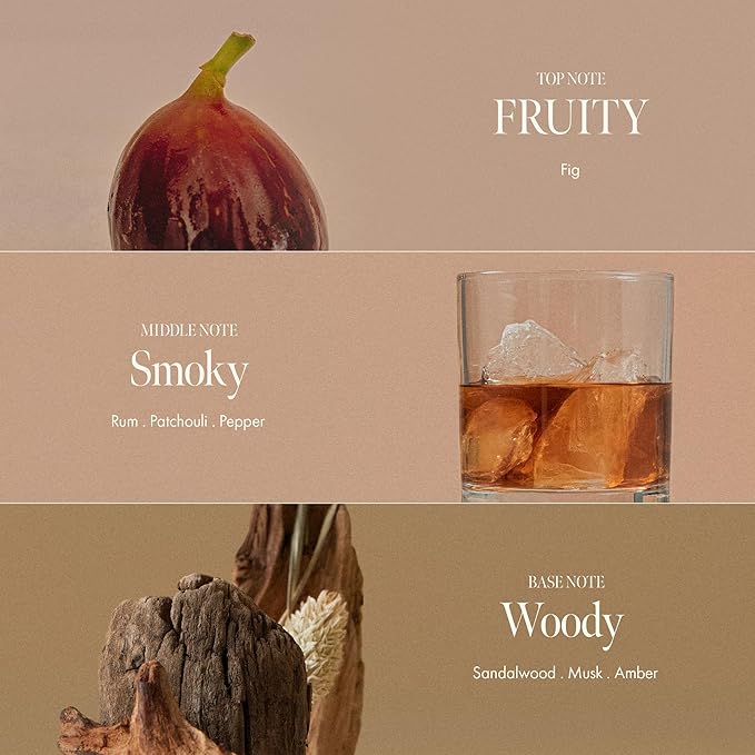 Fig Whisky Body Scrub – Vegan Exfoliator with Fig Extract, Seed Powder & Andean Salt for Smooth, Radiant Skin – Woody Scent, Paraben-Free, Sulfate-Free, Silicone-Free (8.46 oz)