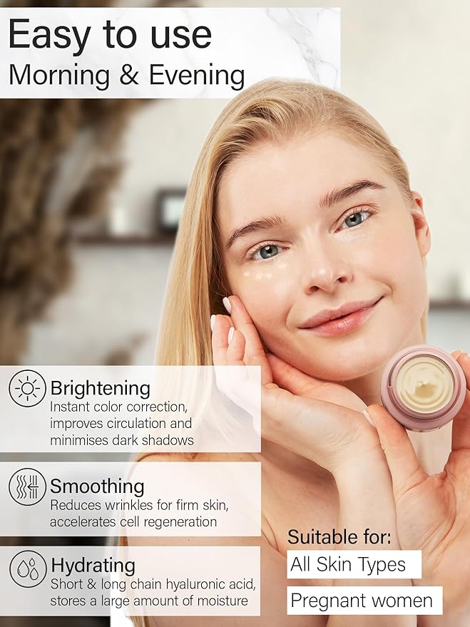 Organics Organic Eye Cream for All Skin Types, 15ml (0.5 fl. oz) (BB Eye Cream, 15ml)