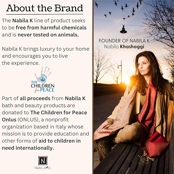 Organic Chamomile Bath Salts by Nabila K - Dead Sea Salt & Epsom Salt Scrub & Soak - Exfoliates & Hydrates Skin, Botanical Essential Oils - Bubble Bath Accessories for All Skins Types, 8 oz