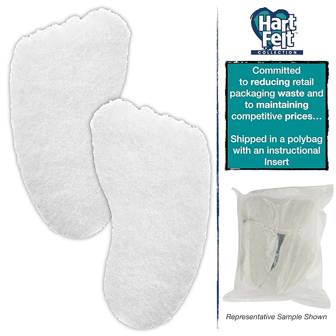 HartFelt Foot Exfoliating Sponge | Chemical-Free Foot Scrubbers for Smooth & Soft Feet | Gentle Sponge Pad for Callus Removal, Dead Skin & Cleansing | Made in USA - 2 Count