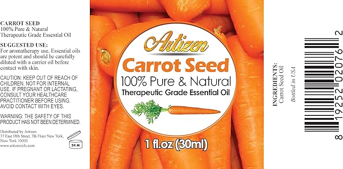 Artizen 30ml Oils - Carrot Essential Oil - 1 Fluid Ounce