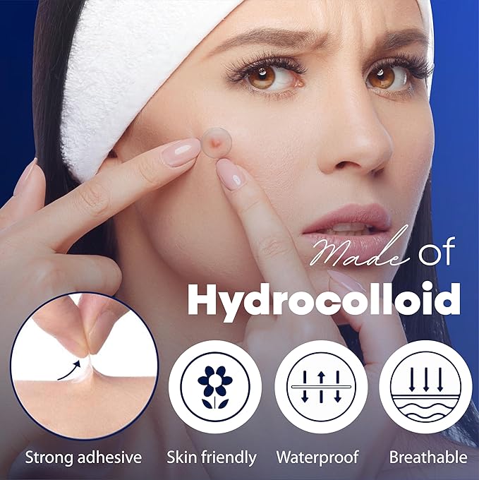 Dot Pimple Patches for Face – Hydrocolloid Acne Patches for Quick Zit Relief, Invisible Spot Stickers That Stay All Night, Gentle for All Skin Types, Oil-Free (240 Count)