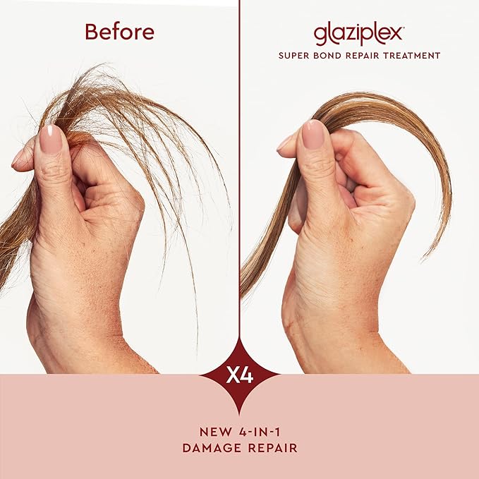 glaze Glaziplex Super Bond Treatment – Deep Conditioning Hair Mask Repairs, Strengthens, Protects in Just 4 minutes – 4oz/120ml