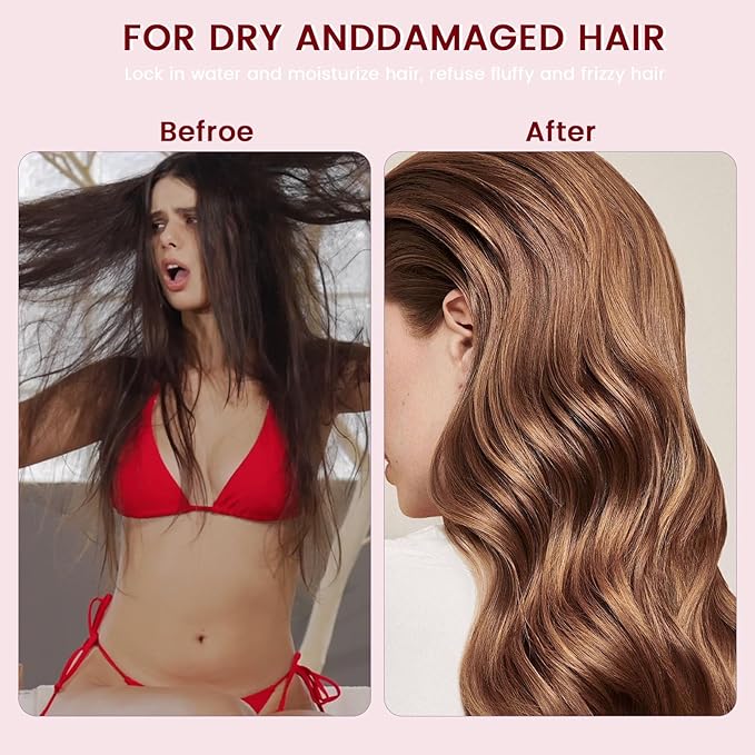 Collagen Shea Butter Hair Mask - Deep Conditioning Hair Treatment Mask Organic Natural Essence for Dry Damaged Hair