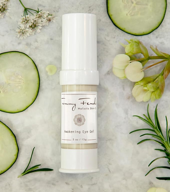 Tammy Fender - Awakening Eye Gel | Natural, Organic, Cruelty-Free, Non-Toxic Travel Beauty Skincare | Soothe, Moisturize, & Hydrate Tired Eyes | Lightweight (.5 oz | 15 g)