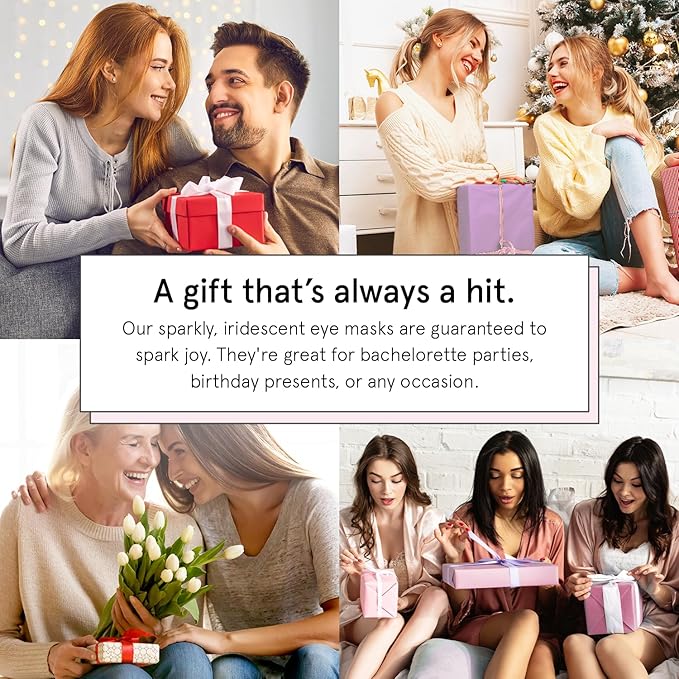 grace & stella Under Eye Patches with Peptides & Rice Extract - Firming Eye Masks for Dark Circles and Puffiness - Iridescent Eye Mask Patches for Firmer-Looking Skin - Vegan, Cruelty-Free, 24 Pairs