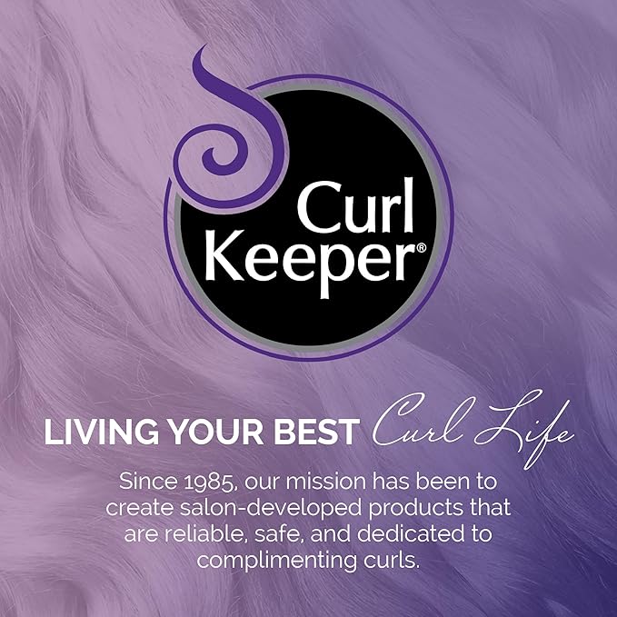 Original Curl Keeper Anti-Frizz Curl Defining Hair Styler (33.8 oz) - Lightweight Curl Definer Liquid Gel for All Weather Conditions - Wavy & Curly Hair Products for Women (Cream Alternative)