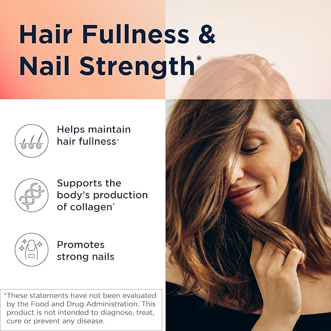 Designs for Health H-S-N Radiance - Hair Skin Nails Vitamins for Women and Men - Promote Healthy Hair, Skin Elasticity & Strong Nails with Vitamin C, Biotin, Keratin & Botanicals (60 Capsules)
