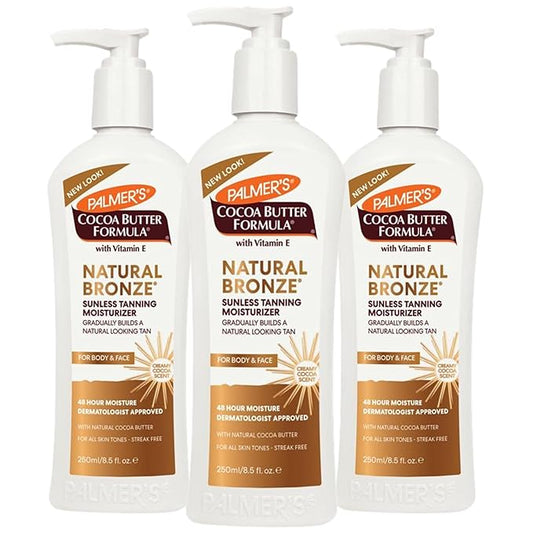 Palmer's Cocoa Butter Formula Natural Bronze Body Lotion, 8.5 Ounces (Pack of 3)