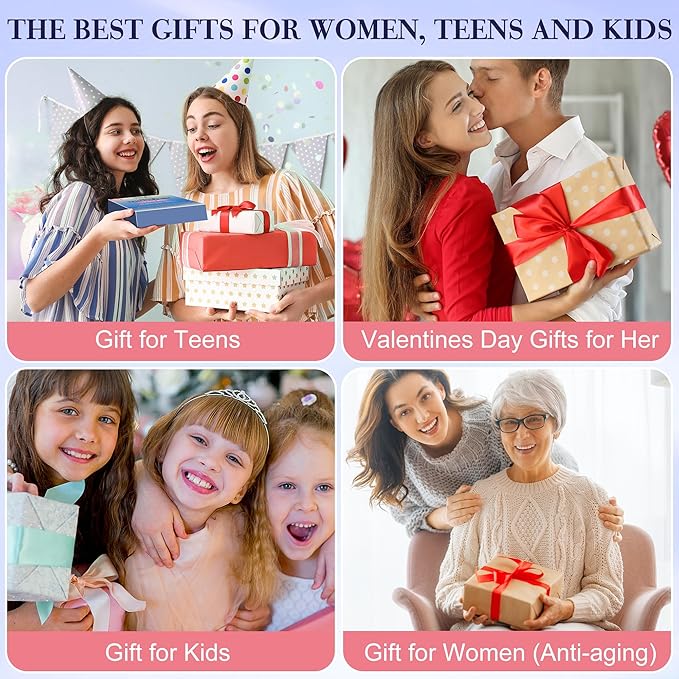 Hydrating Skin Care Set Kit,Travel Friendly Skincare Teens Kids Women Facial Skin Care Routine Kit Products,Gentle Skin Care Set Gift for Teens Girls Teenage Women Travel Size Toiletries Essentials