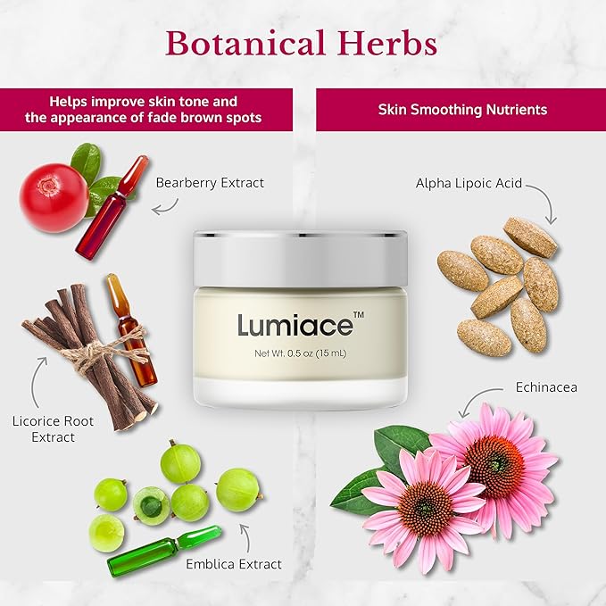 5th & Glow Lumiace Eye Wrinkle Cream for Women, Eye Firming Cream for Sagging Skin and Crows Feet, Under Eye Cream for Puffiness and Bags, Reduces the Appearance of Fine Lines and Wrinkles, 0.5 oz