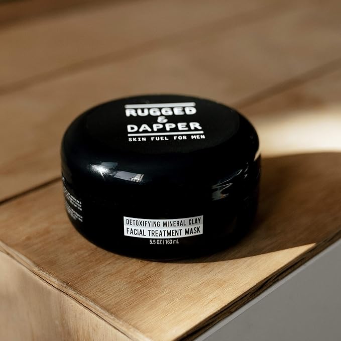 RUGGED & DAPPER Detox Clay Face Mask and Super-Hydrating Night Cream Bundle