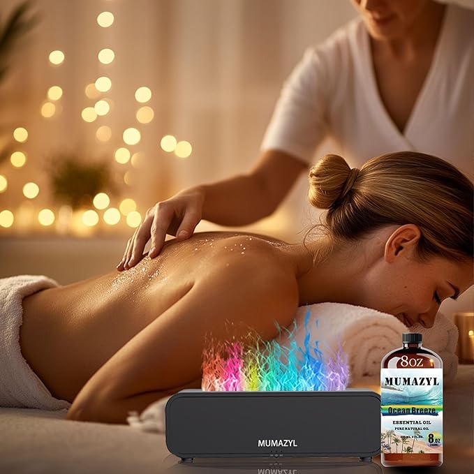 Ocean Breeze Essential Oil, Ocean Breeze Oil 8 Fl Oz 240ML for Diffuser Humidifier Yoga Cleaning DIY Candle Soap Making Fragrance Oils